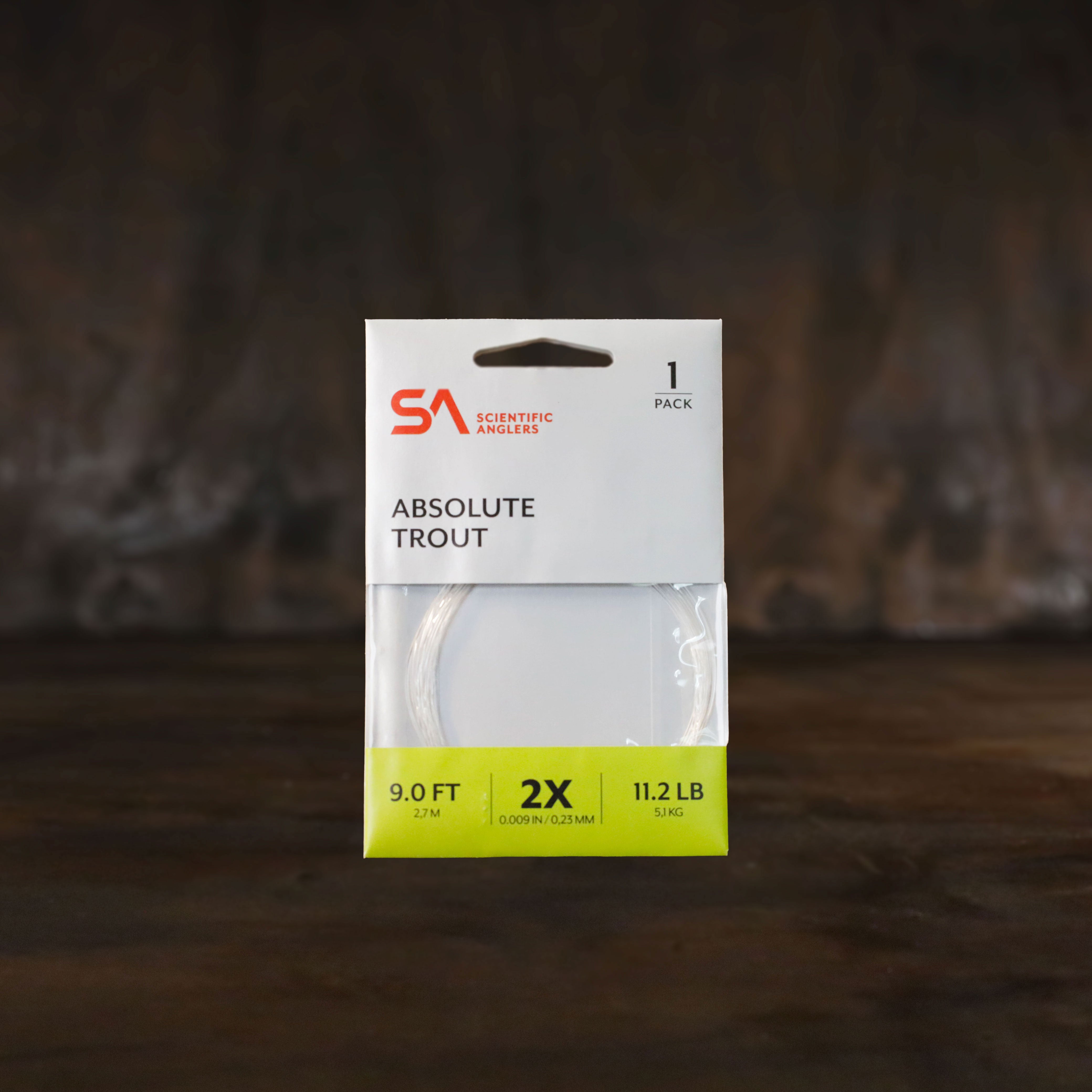 Scientific Angler Absolute Trout Leader 1-pack - Maine Fly Company