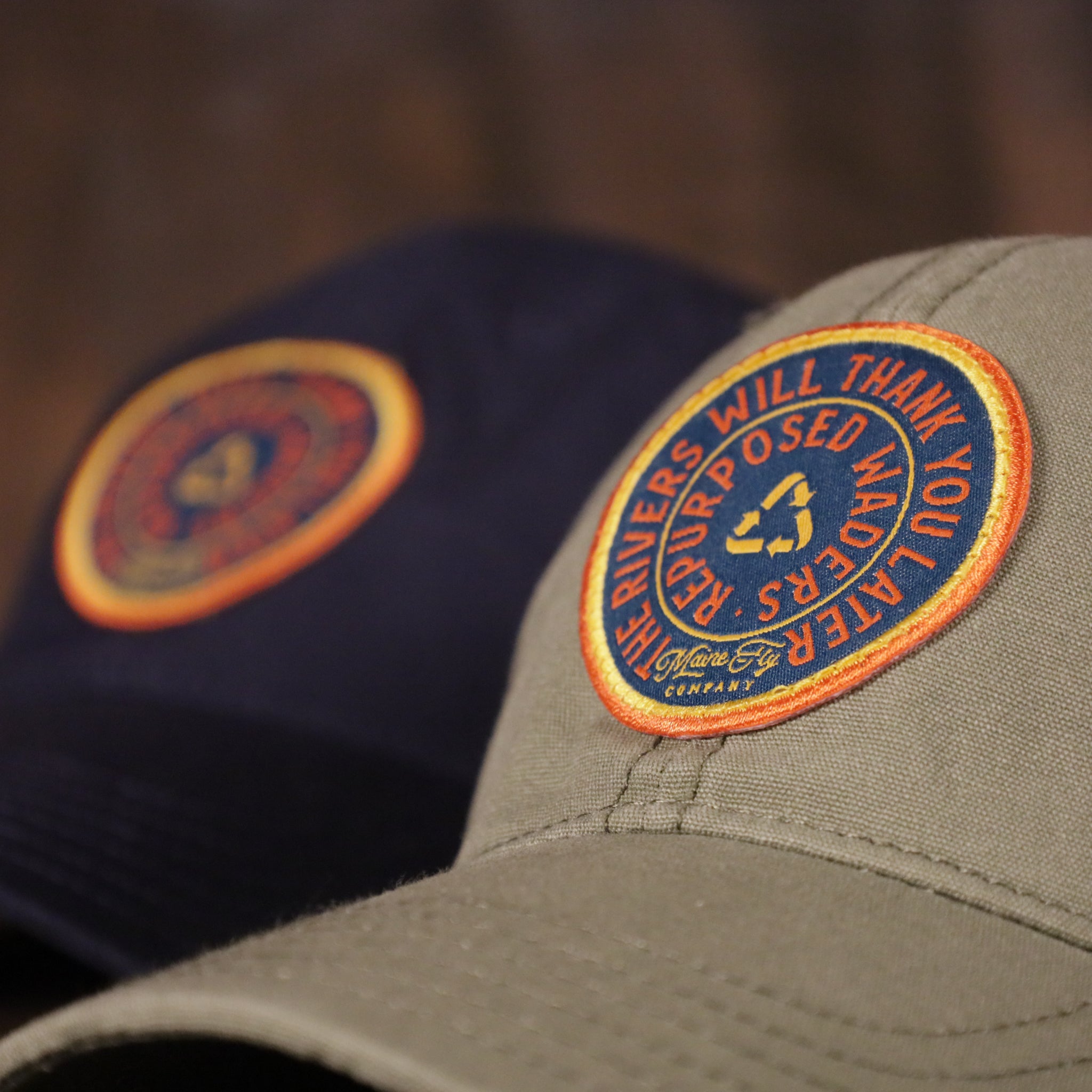 Repurposed Waders - Recycled Dad Cap