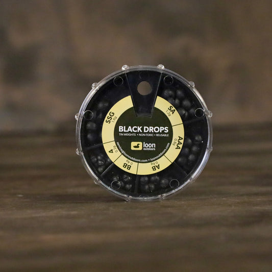 Loon- Black Drops 6 Division - Maine Fly Company
