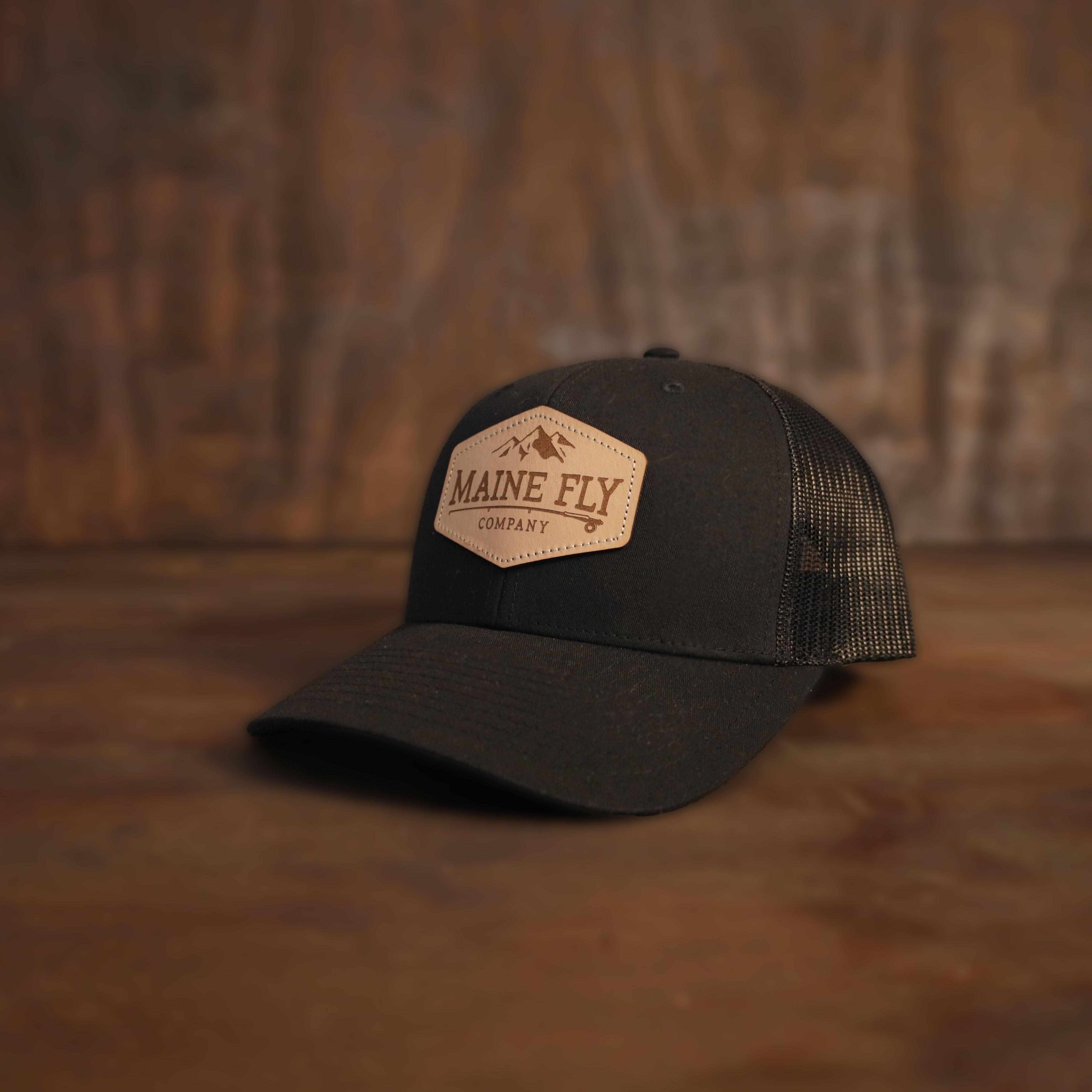 Maine Fly Co - Leather Patch Hat - Maine Fly Company