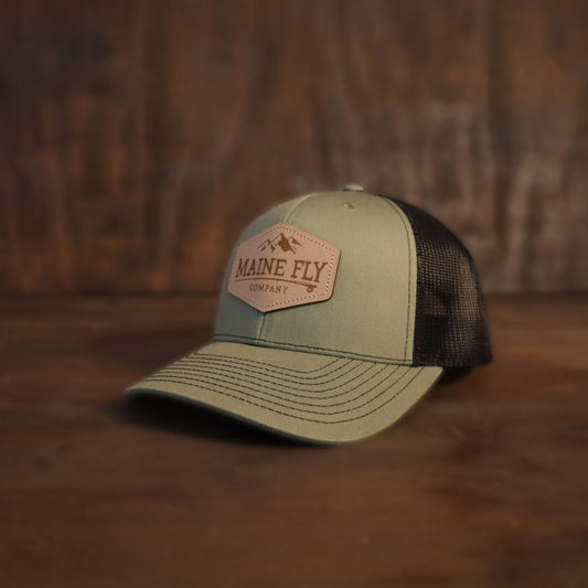 Maine Fly Co - Leather Patch Hat - Maine Fly Company