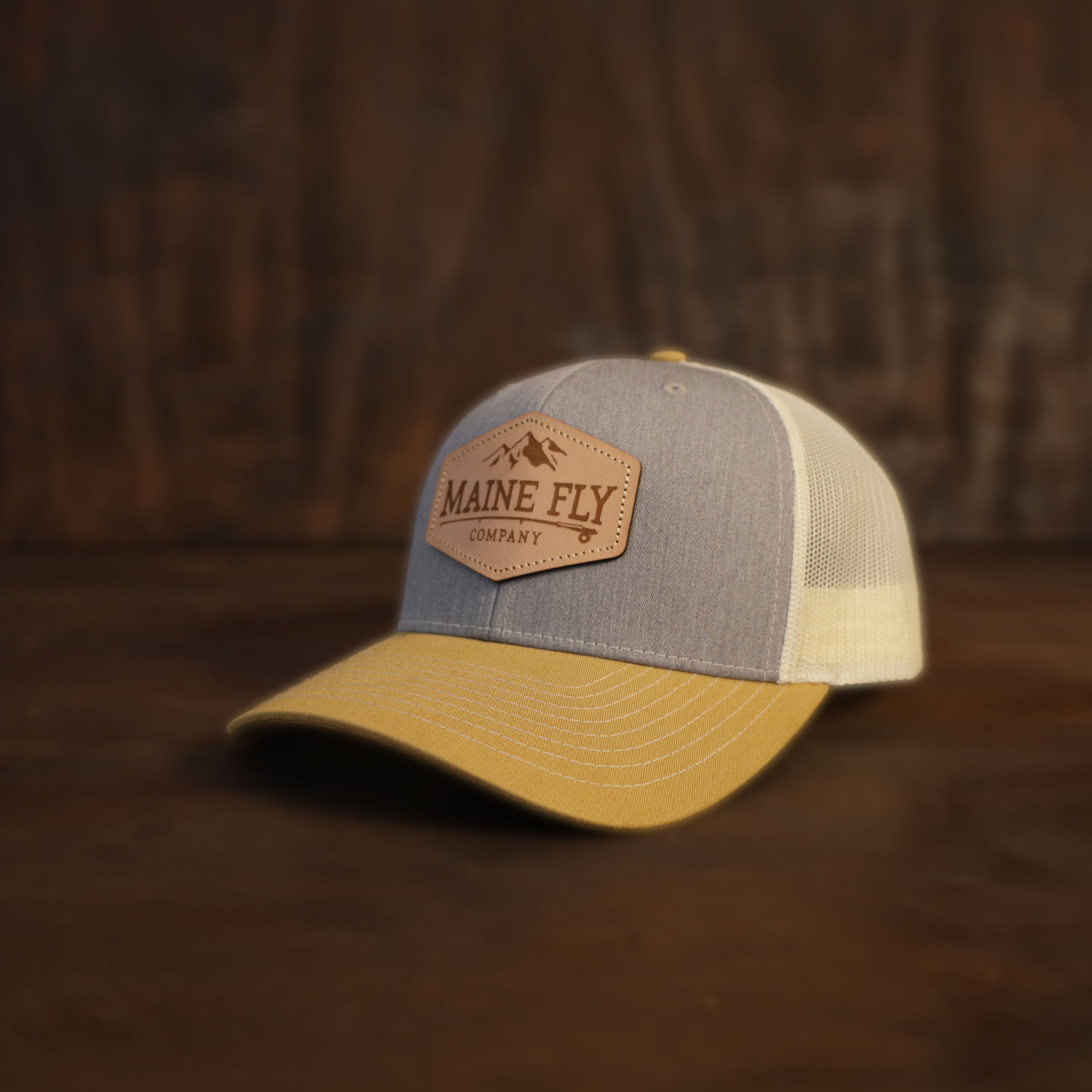 Maine Fly Co - Leather Patch Hat - Maine Fly Company