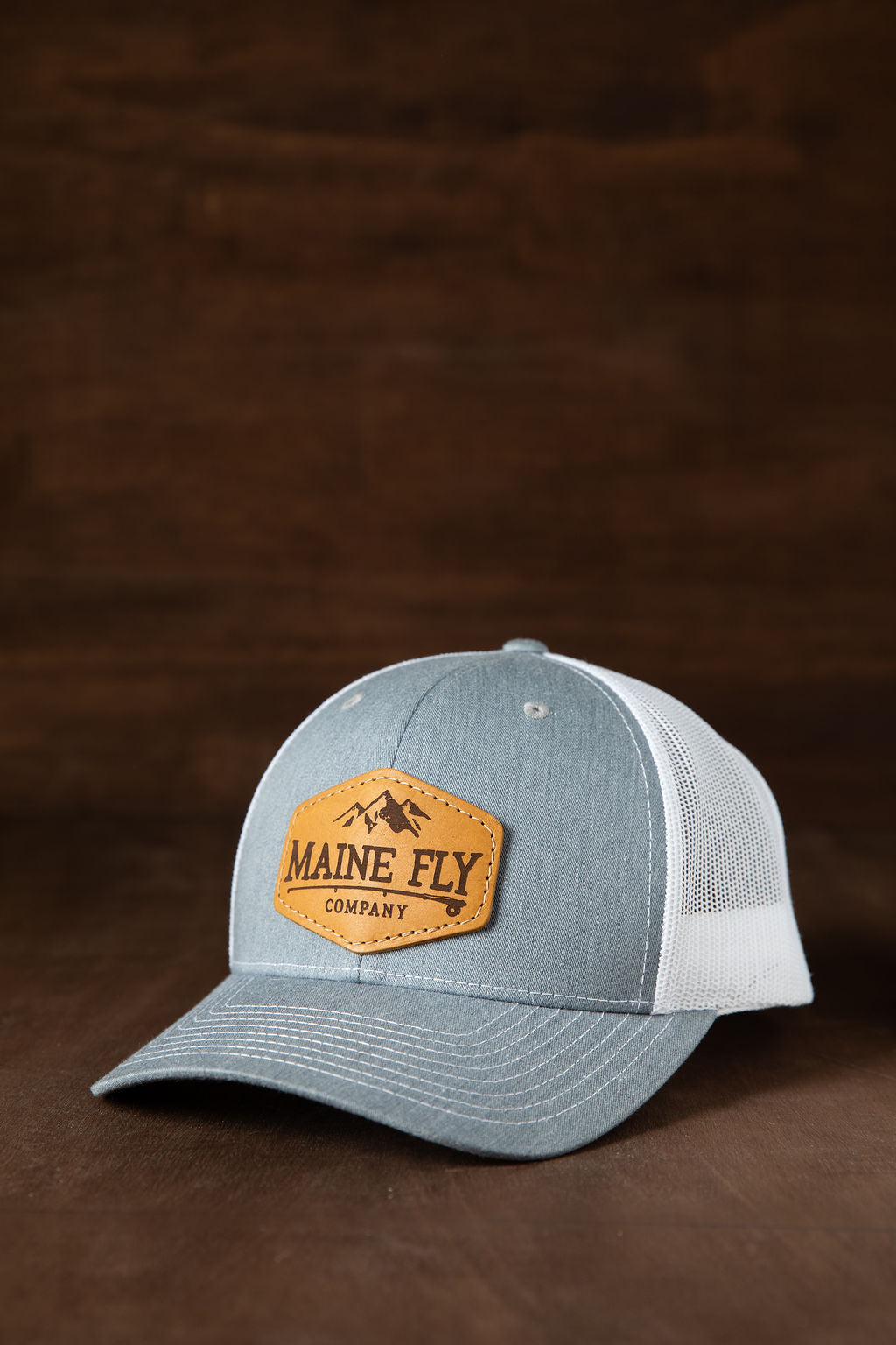 Maine Fly Co Leather Patch Hat - Maine Fly Company