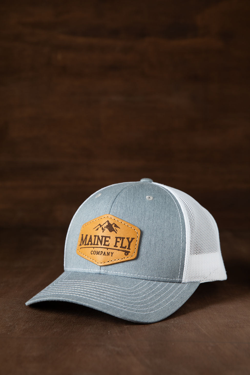 Maine Fly Co Leather Patch Hat – Maine Fly Company