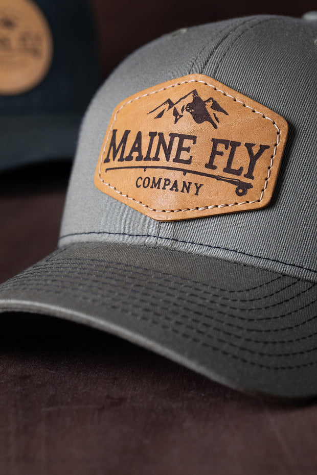 Maine Fly Co Leather Patch Hat - Maine Fly Company