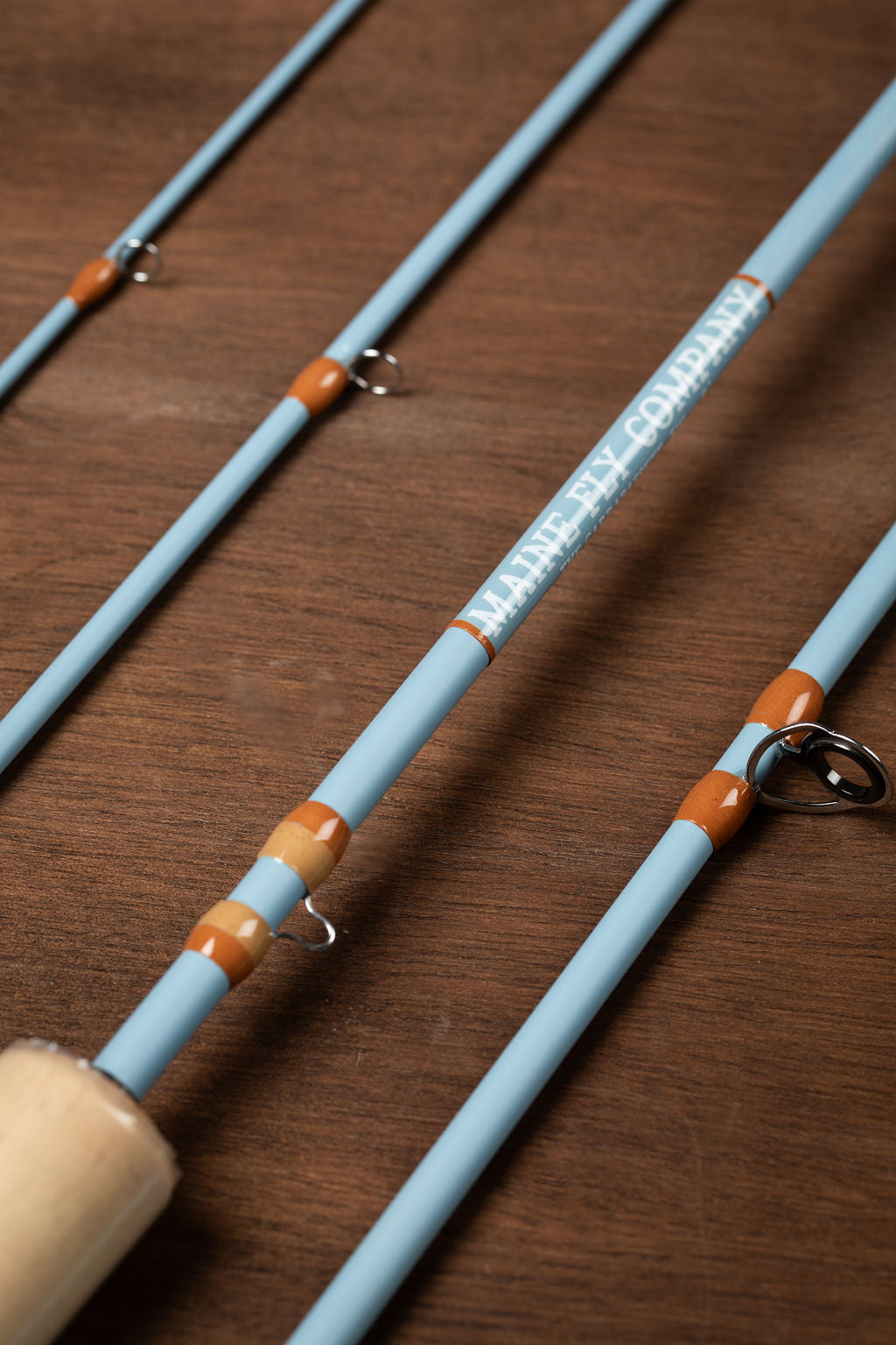 8 piece fly fishing rod Grey Series WT 30M backing line(Yellow) The Carrabassett - 8'