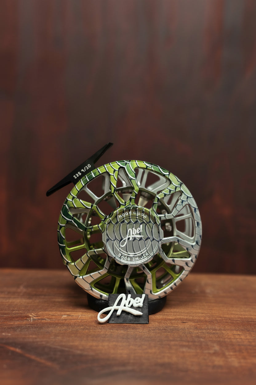 Abel SDS Ported Fly Reel In Fish Graphics 9/10 / Bonefish