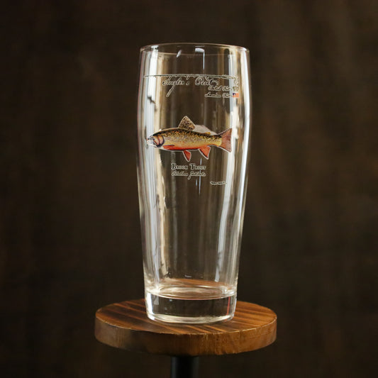 Anglers Pint Glass- (4 to choose from)
