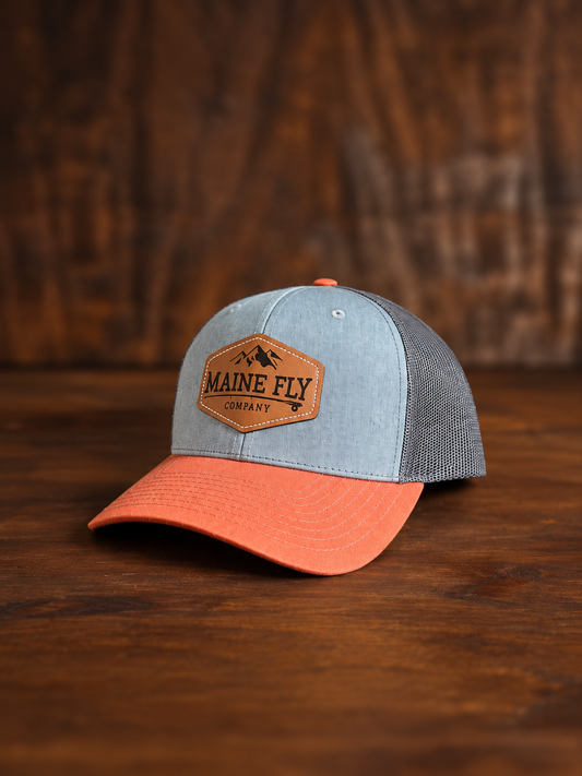 Maine Fly Co - Leather Patch Hat