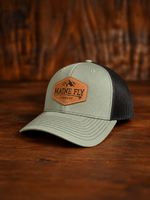 Maine Fly Co - Leather Patch Hat - Maine Fly Company Thumbnail