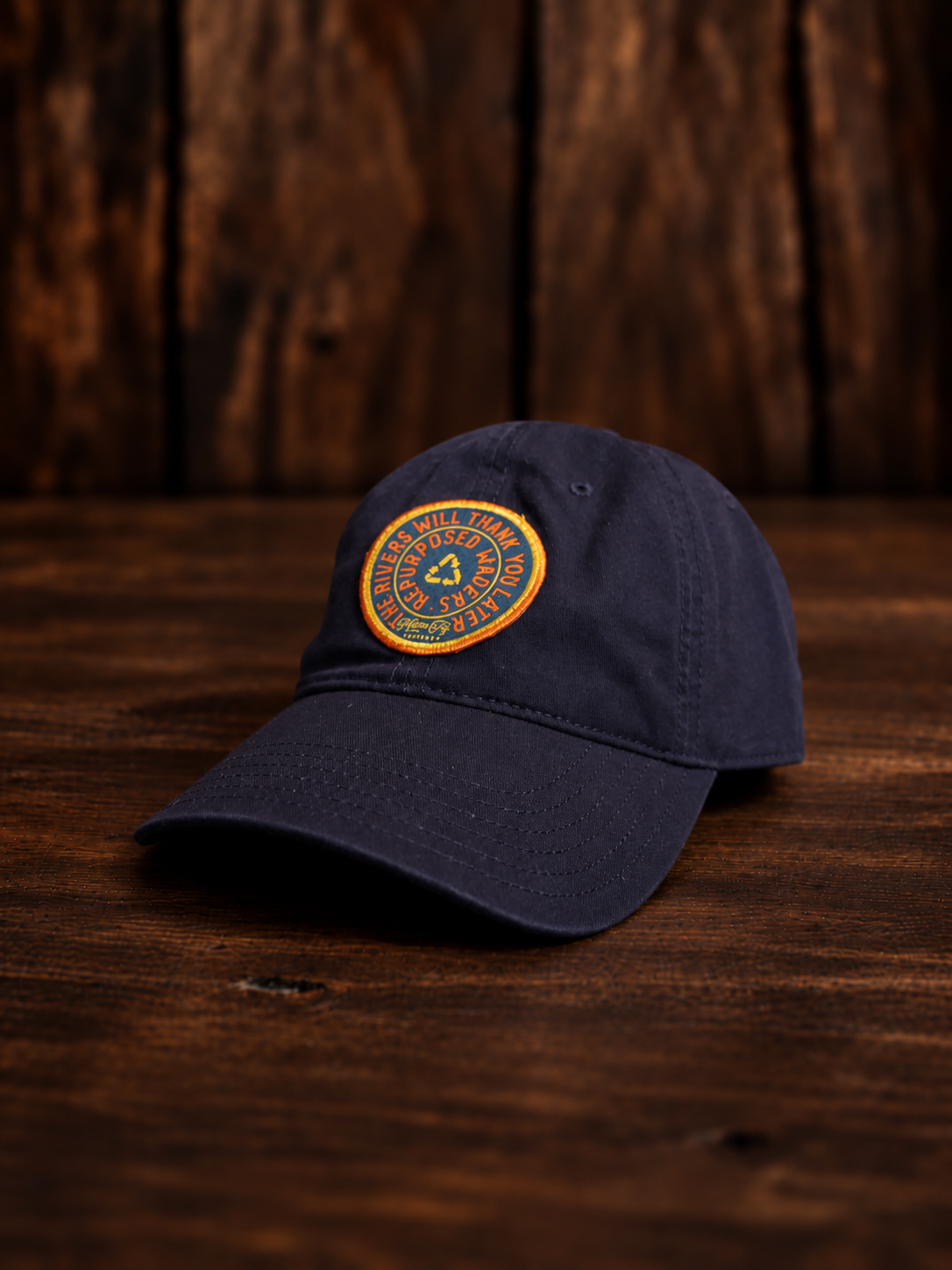 Repurposed Waders - Recycled Dad Cap - Maine Fly Company