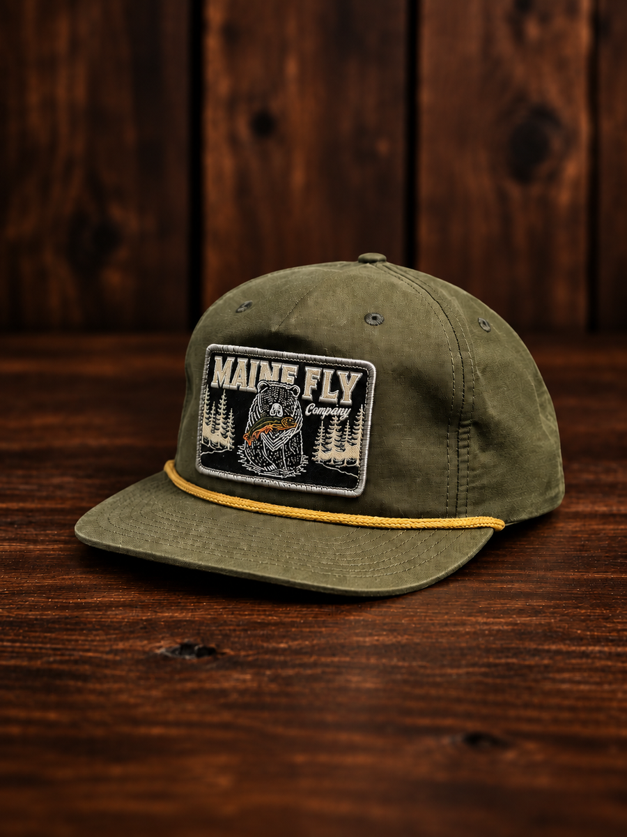 Black Bear Brook Trout Rope Hat - Maine Fly Company