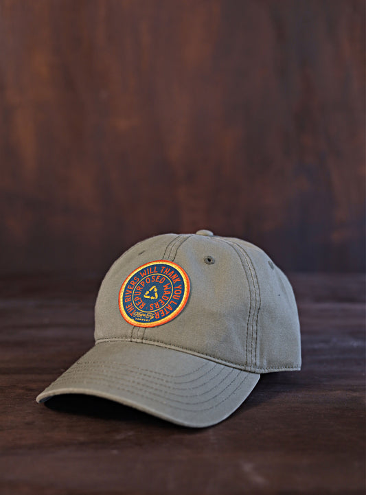 Repurposed Waders - Recycled Dad Cap - Maine Fly Company