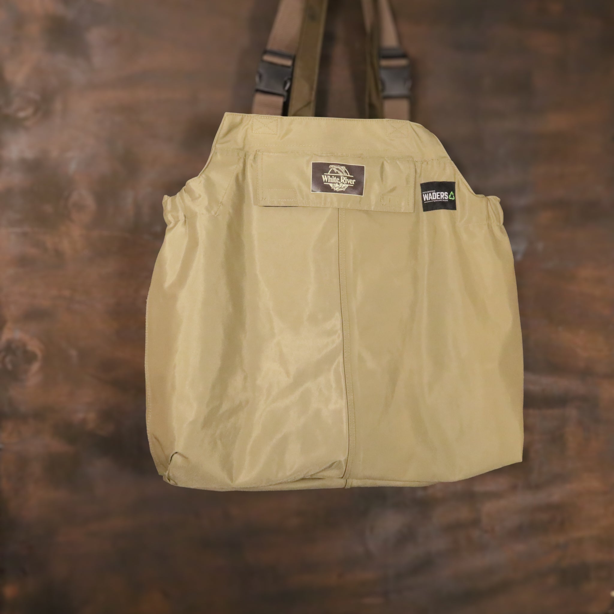 Repurposed Waders- The Catch-All Tote Bag