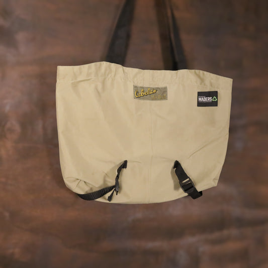 Repurposed Waders- The Catch-All Tote Bag