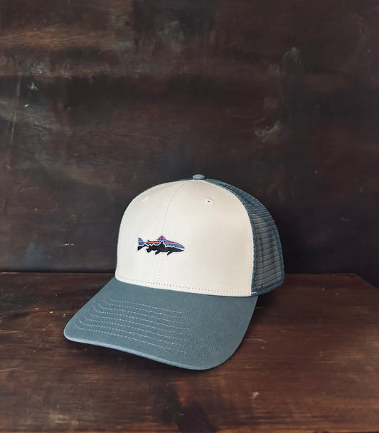 Patagonai Fly Fish- Take a Stand Trucker Hat - Maine Fly Company