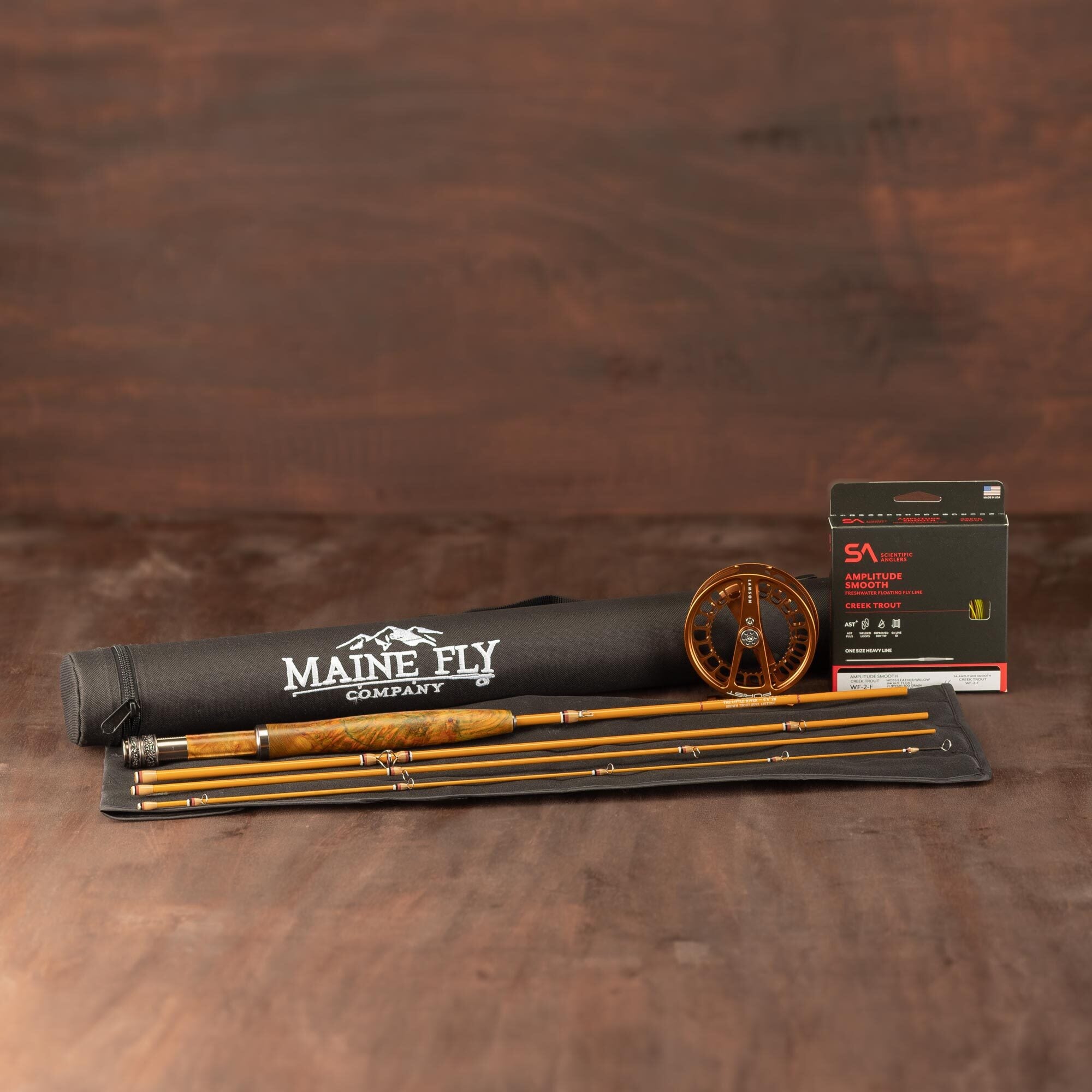 Little River 6'6" - Brown Trout Edition Package - Maine Fly Company