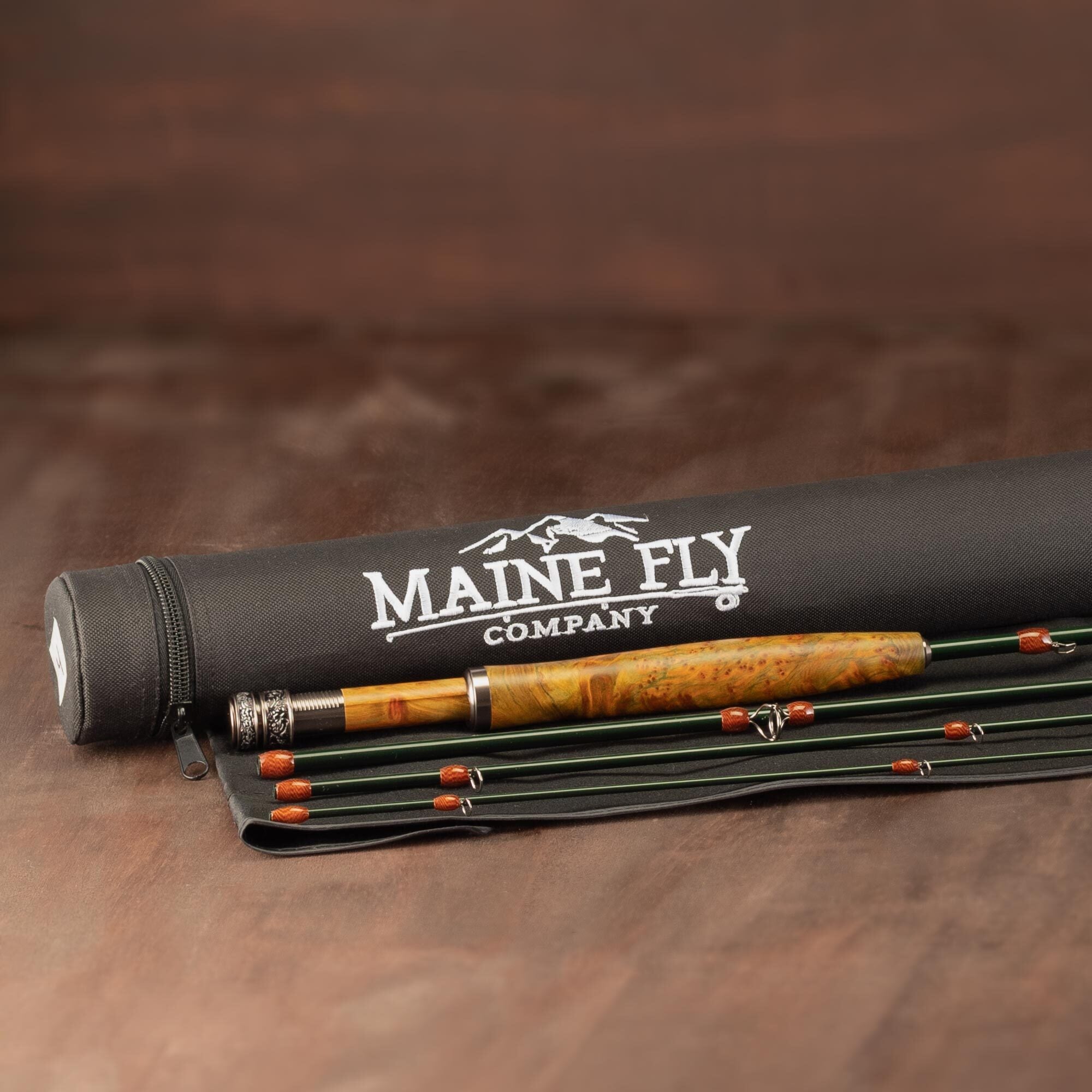 The Little River - 7'9" Burl Edition Package - Maine Fly Company