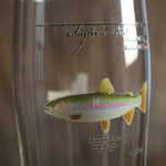 Anglers Pint Glass- (4 to choose from) Thumbnail