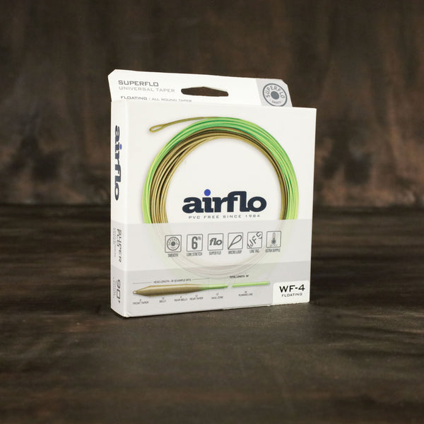 (取寄) エアフロ スーパーフロー ユニバーサル テイパー フローティング フレッシュウォーター フライ ライン - ウェイト フォワード Airflo Superflo Universal Taper Floating Freshwater Fly Line - Weight Forward  Moss Olive/Chartreuse Superflo-Universal-Taper-