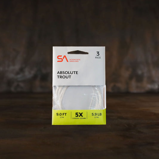 Scientific Angler Absolute Trout Leader 3-pack