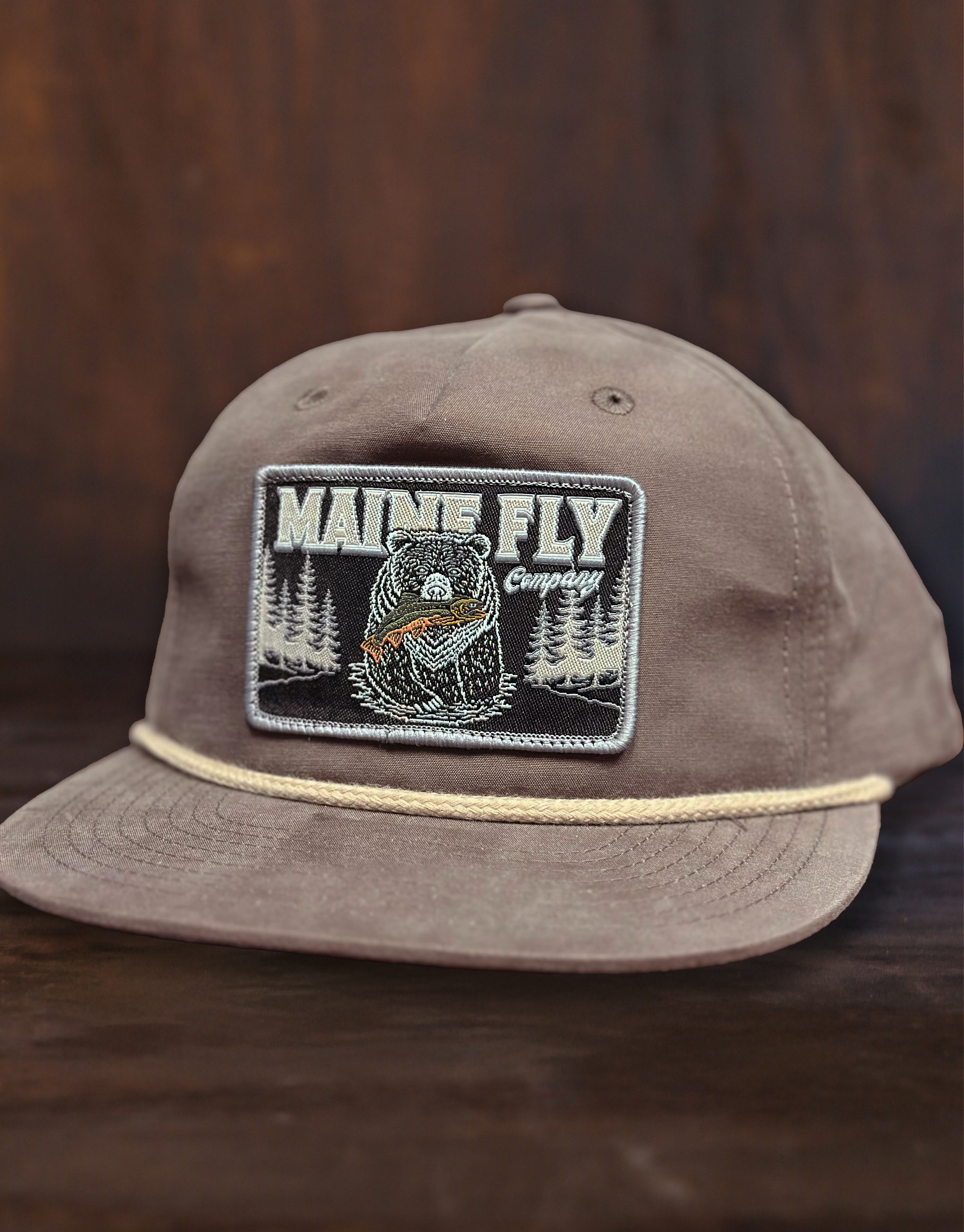 Black Bear Brook Trout Rope Hat - Maine Fly Company