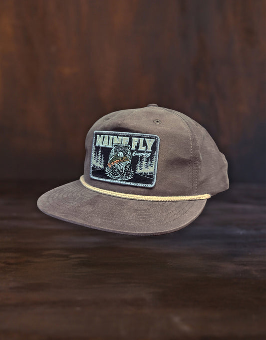 Black Bear Brook Trout Rope Hat