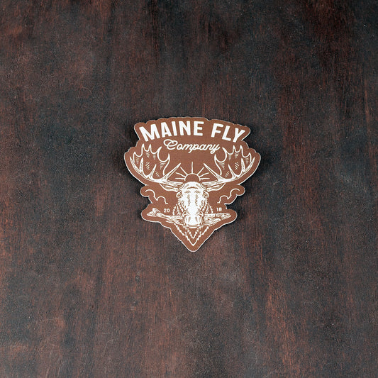 Moose Sticker - Maine Fly Company