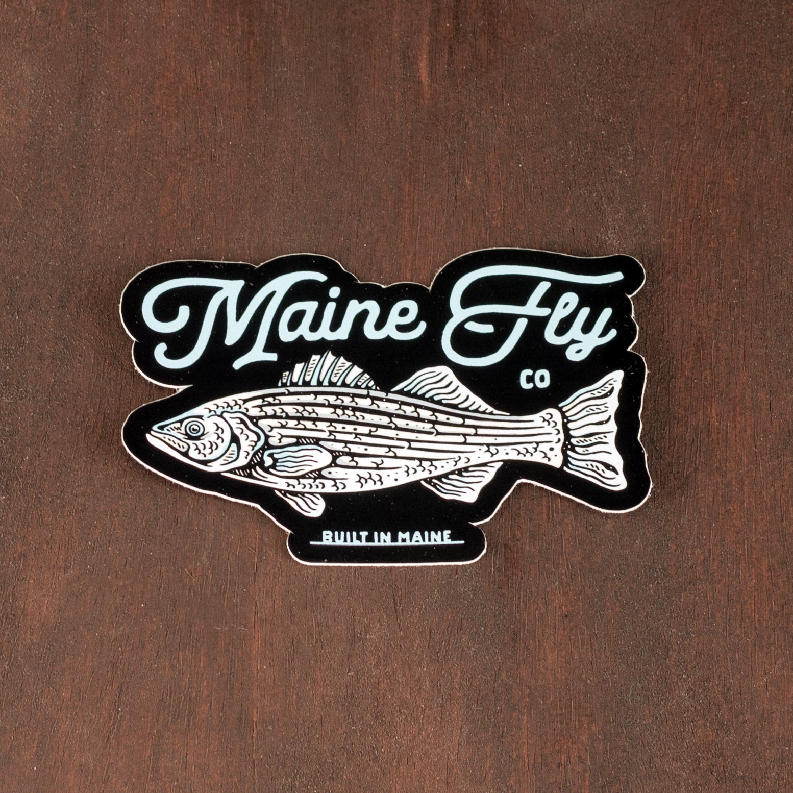 Striped Bass Sticker - Maine Fly Company