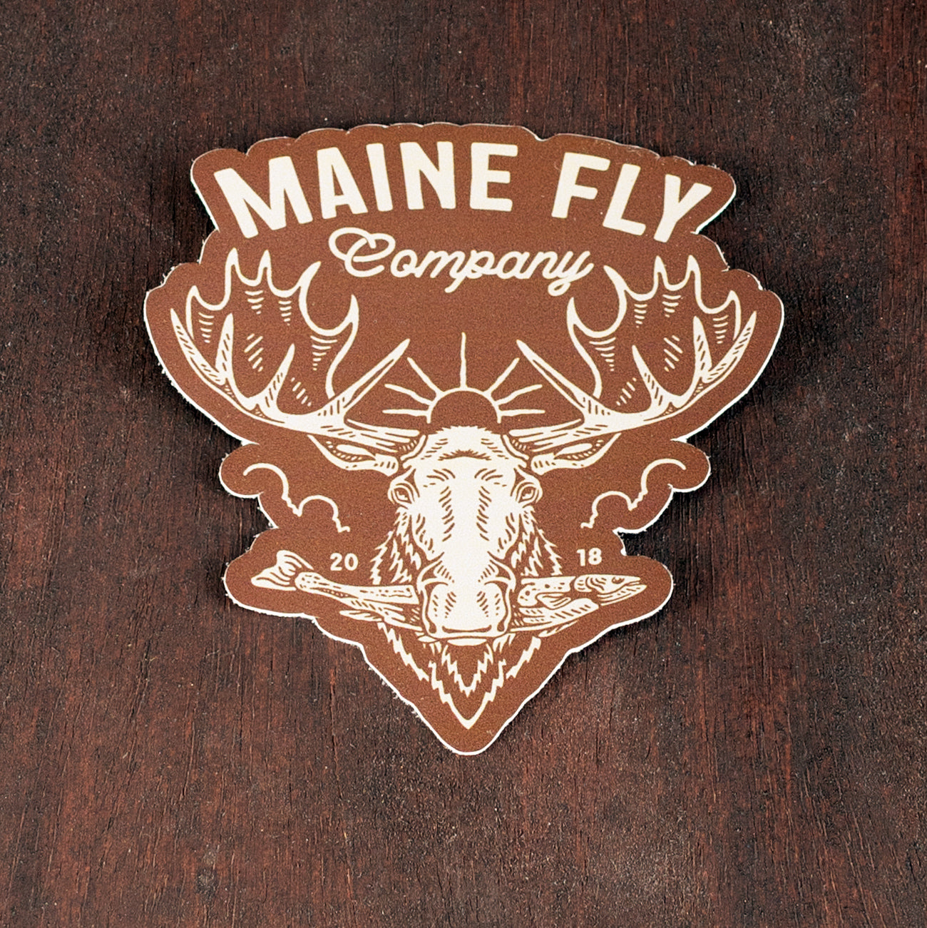 Moose Sticker - Maine Fly Company