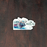 Moose Wading Sticker - Maine Fly Company Thumbnail