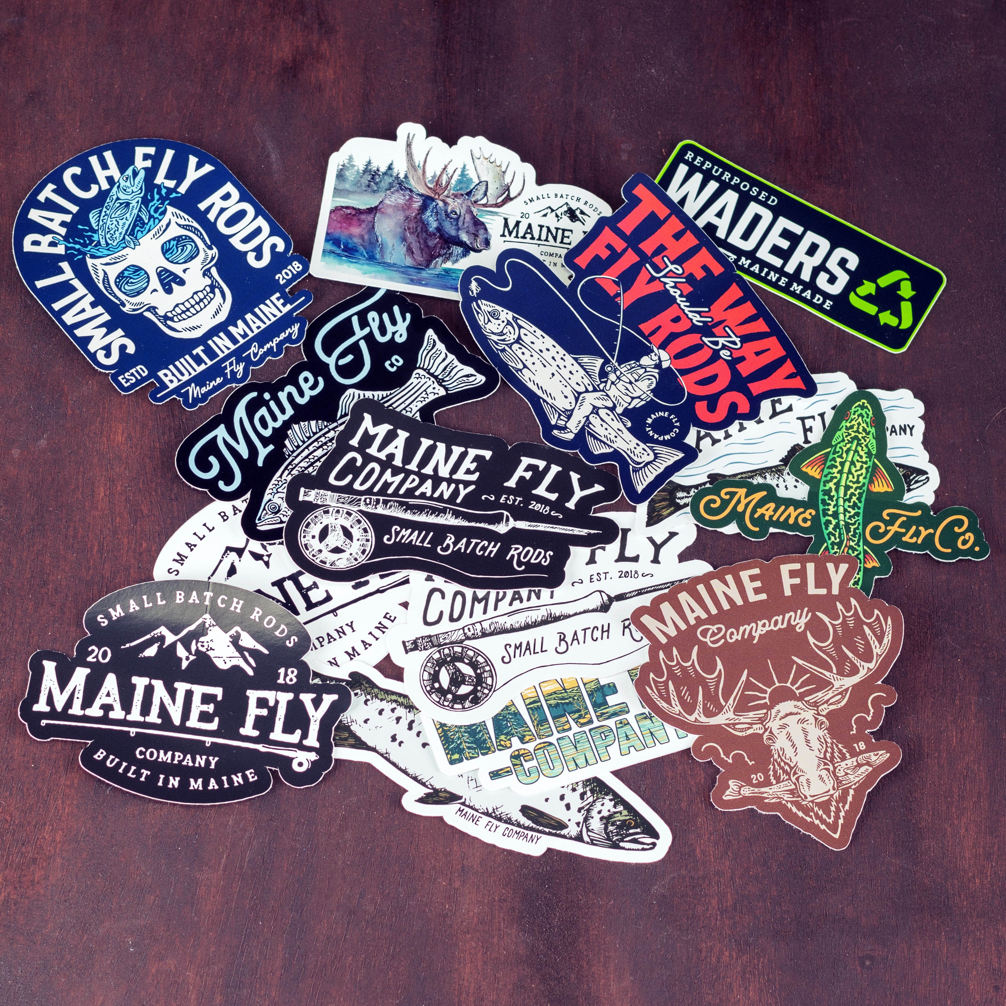 Sticker Bundle - Maine Fly Company