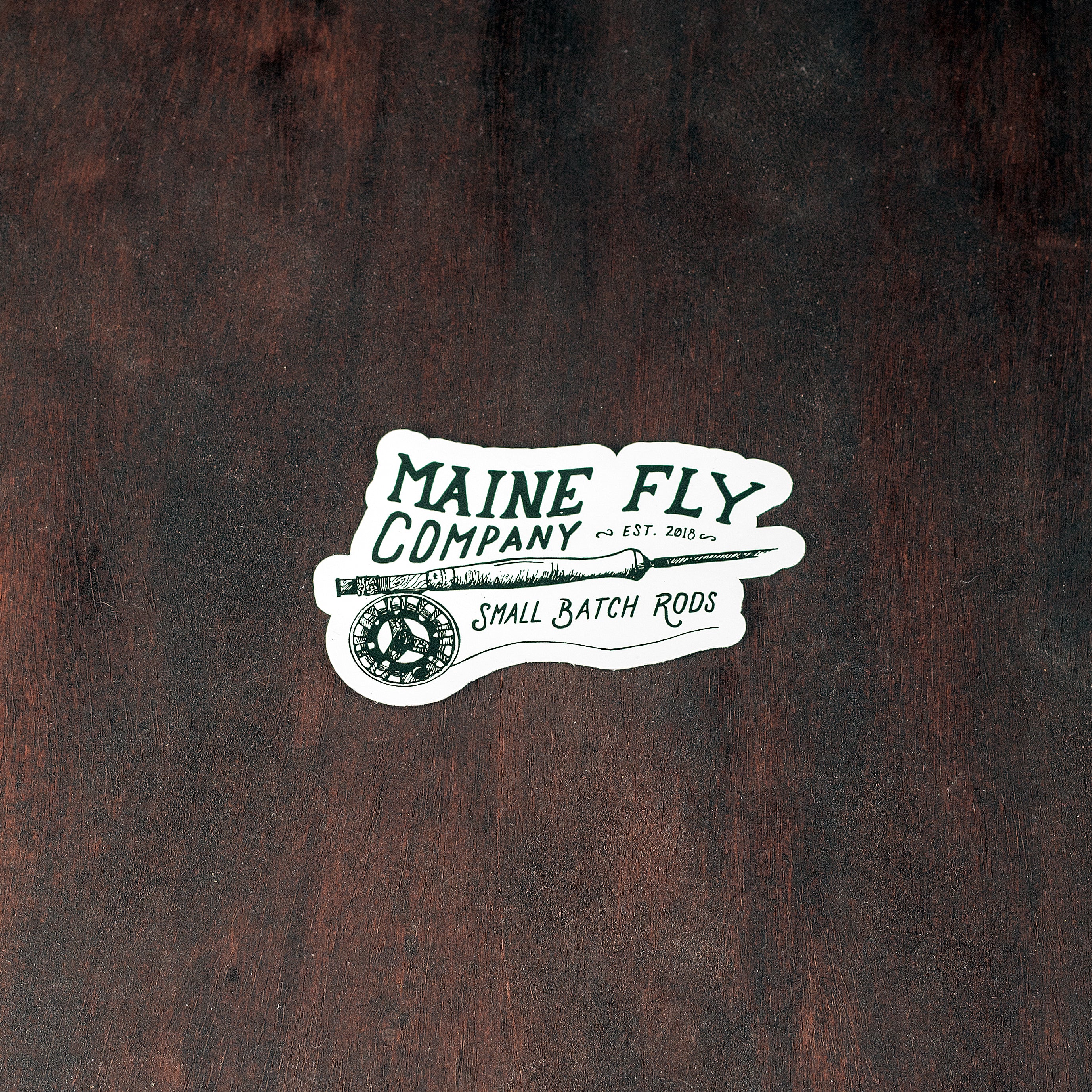 Small Batch Rods Sticker - Maine Fly Company