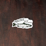 LL Salmon Sticker - Maine Fly Company Thumbnail