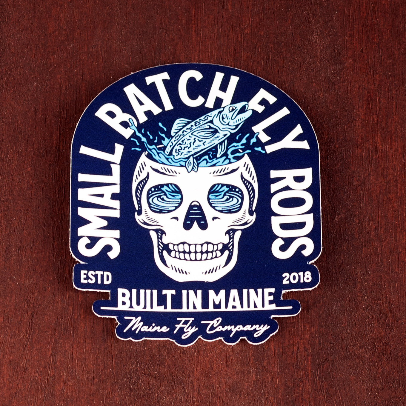 Small Batch Fly Rods Sticker - Maine Fly Company