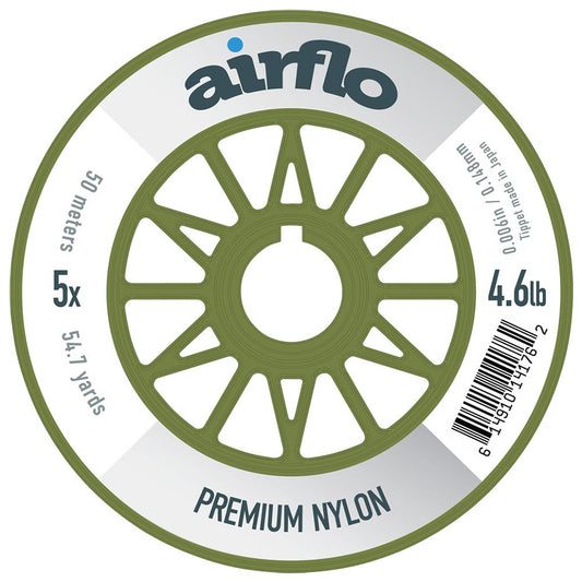 AIRFLO PREMIUM NYLON TIPPET - 50M - Maine Fly Company